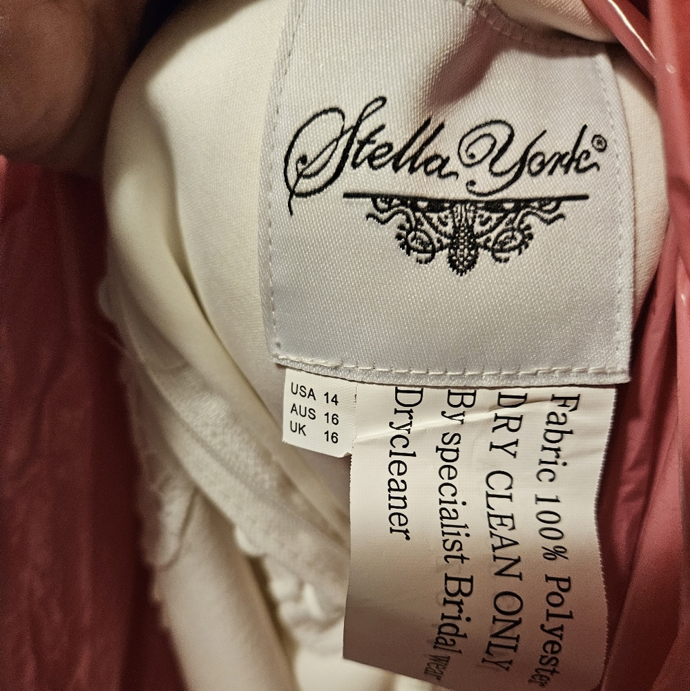 New Stella York Wedding Dress Style 7478 Size 14 - Picture 5 of 8